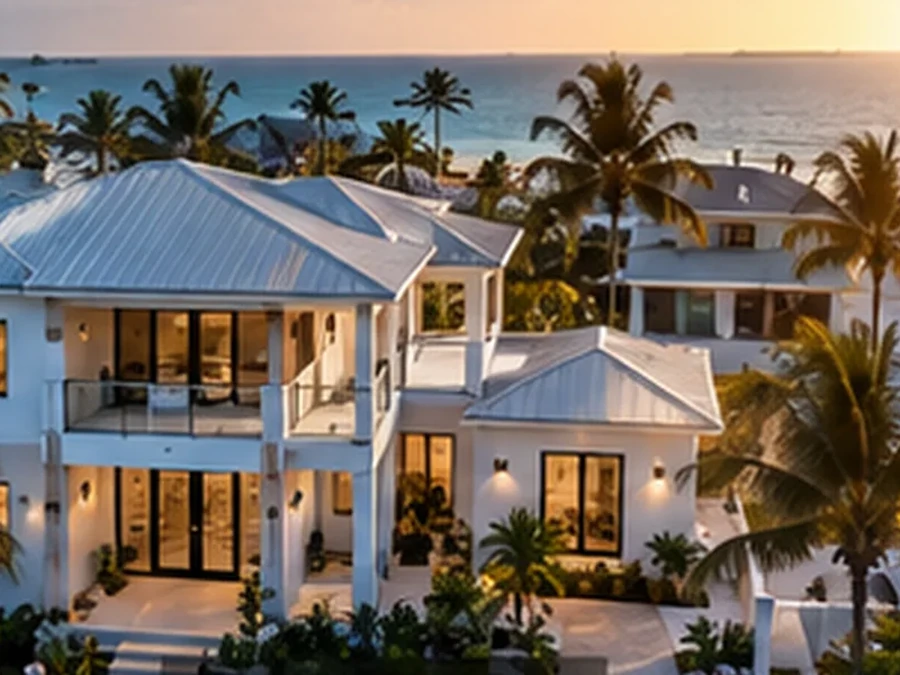 Illustrative custom coastal home